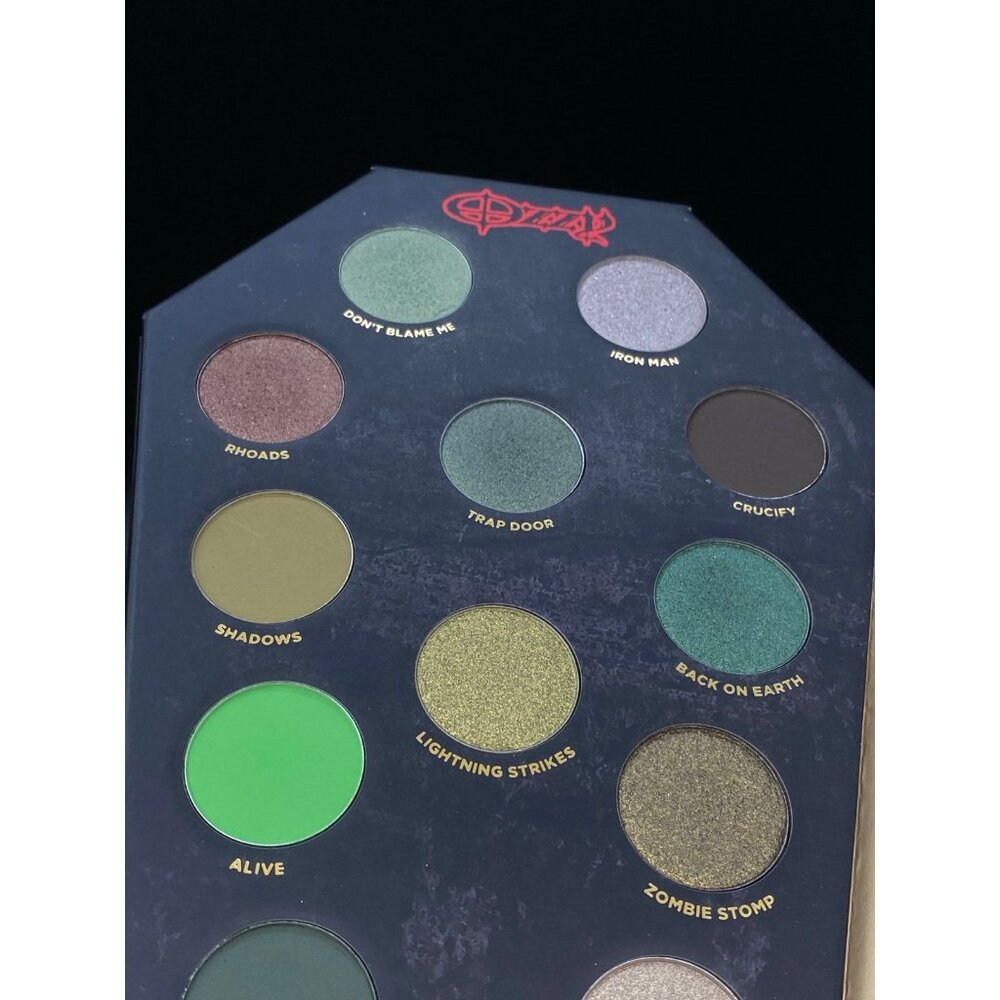 Ozzy Osbourne Coffin Eyeshadow Palette Rock Metal Makeup - Picture 4 of 11